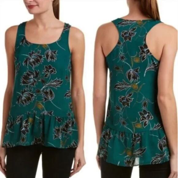 CAbi Women's Zoe Floral Sleeveless Top Falling Flowers Size L - Picture 1 of 6